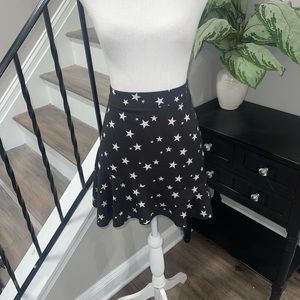 STAR RUFFLE MINI SKIRT SIZE M